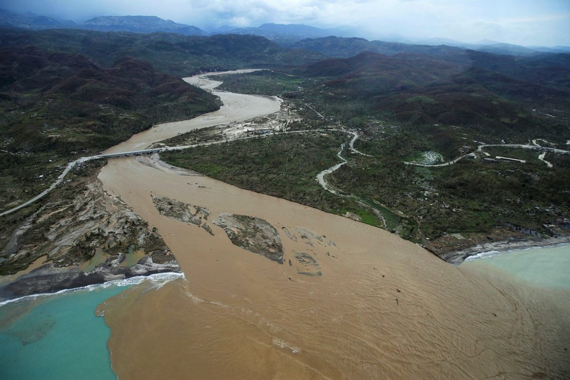 Flooded River Jeremie Hurricane Matthew Carlos Garcia Rawlins Reuters