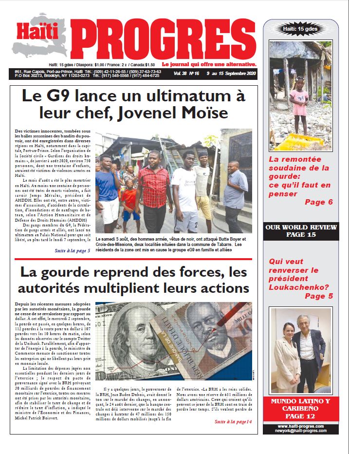 Journal HaitiProgrès – Bulletin Vol-3816